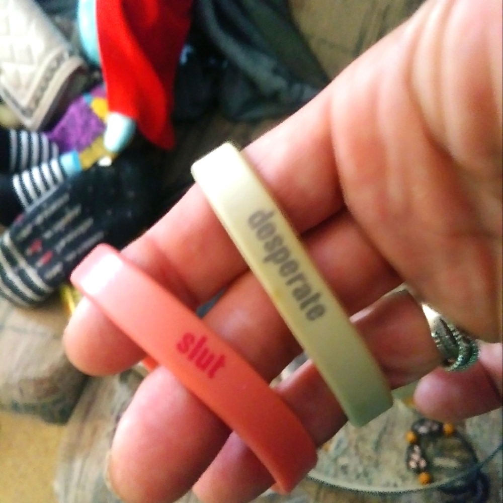2 Rubber Bracelets